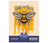 Puzzle Da 1000 Pezzi Per Adulti Save The Bees Puzzle Per Adulti Gioco Rompicapo Difficile Compleanno E Natale 52x38cm/1000pcs