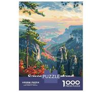 Puzzle Da 1000 Pezzi Per Adulti Saxon Switzerland National Park Puzzle Per Adulti Gioco Pratico Difficile Difficile E Sfida 70x50cm/1000pcs