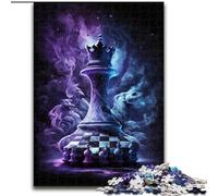 Puzzle da 1000 pezzi per adulti, scacchi cosmici in legno, regalo perfetto per bambini dai 14 anni in su, 50x75cm, divertente lavoretto per famiglie, perfetto per compleanni e feste