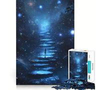 Puzzle da 1000 pezzi per adulti "Scala celeste verso le stelle",divertente rompicapo,regalo per il tempo libero,decorazione natalizia (50x75cm)