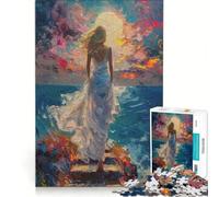 Puzzle da 1000 pezzi per adulti "Scala verso il Paradiso" gioco divertente analisi e logica adatto come decorazione da scrivania 38x52cm