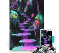 Puzzle da 1000 pezzi per adulti "Scala verso l'ignoto" gioco divertente analisi e logica adatto come decorazione da scrivania 38x26cm