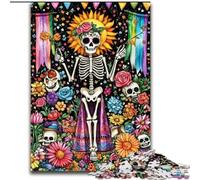 Puzzle da 1000 pezzi per adulti Scheletro non morto Puzzle da 1000 pezzi per adulti Sfida impossibile difficile Giocattolo per adolescenti (dimensioni 26x38cm)