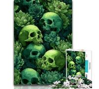 Puzzle da 1000 pezzi per adulti, scheletro vegetale, gioco per famiglie, antistress, sfida difficile, migliora l'amore tra coppie per età 14+, 38x26cm