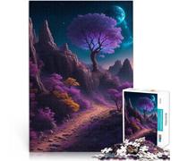 Puzzle da 1000 pezzi per adulti Scia al neon nello spazio Gioco di famiglia antistress sfida difficile Migliorare l'amore tra le coppie 75x50cm