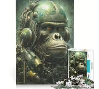 Puzzle da 1000 pezzi per adulti, scimmia biomeccanica, gioco pratico, difficile e stimolante, adatto come decorazione da scrivania 38x26cm