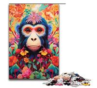 Puzzle da 1000 pezzi per adulti Scimmia nella giungla colorata Puzzle Giochi rilassanti Gioco per famiglie Antistress Sfida difficile 1000 pezzi