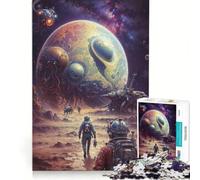 Puzzle da 1000 pezzi per adulti "Scoperte astrali", gioco educativo, rilassante e stimolante per la mente, ottimo regalo per gli appassionati di videogiochi 38x52cm