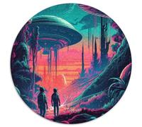 Puzzle da 1000 pezzi per adulti: Scopri gli UFO, puzzle impegnativi, rompicapo impegnativo, serata di giochi in famiglia (67,5x67,5cm)