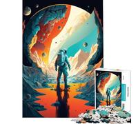 Puzzle da 1000 pezzi per adulti: Scopri mondi alieni Puzzle educativo da 1000 pezzi sfida impegnativa rompicapo gioco per tutta la famiglia (38x52cm)