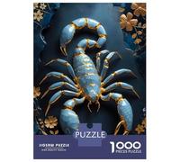 Puzzle Da 1000 Pezzi Per Adulti Scorpion Kintsugi Puzzle Per Adulti Giochi Rilassanti Sfida Difficile Regalo Di Compleanno, Regali, 52x38cm/1000pcs