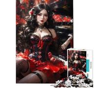 Puzzle da 1000 pezzi per adulti Segreti in Scarlatto Puzzle per adolescenti Giochi rilassanti Regalo di compleanno Regali per amici e familiari (Dimensioni 38x52cm)