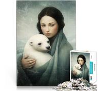 Puzzle da 1000 pezzi per adulti Sei al sicuro, cucciolo di foca Giochi educativi Decorazione della casa è ideale come regalo per tutta la famiglia 38x26cm