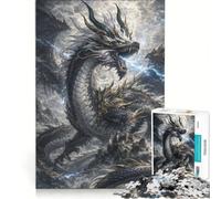 Puzzle da 1000 pezzi per adulti Seiryuu Beast Dragon Form giocattolo decorativo da parete gioco di velocità manuale adatto per la decorazione della scrivania 38x26cm