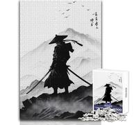Puzzle da 1000 pezzi per adulti Sekiro Shadows Die Twice, gioco di sfida unico, corsa di velocità a mano, giocattolo educativo, dimensioni 38x52cm