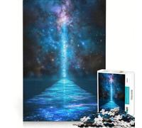 Puzzle da 1000 pezzi per adulti "Sentiero celeste verso un'altra dimensione", antistress, sfida impegnativa, ideale come regalo per tutta la famiglia 38x52cm