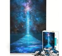 Puzzle da 1000 pezzi per adulti "Sentiero celeste verso un'altra dimensione", gioco impossibile, ideale per passare il tempo durante le vacanze, regalo di compleanno o di viaggio 50x75cm