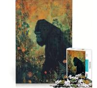 Puzzle da 1000 pezzi per adulti Sentinella della Giungla Gioco per famiglie Rilassante e stimolante per la mente Collezione d'artista Belle Arti 38x52cm