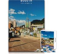 Puzzle da 1000 pezzi per adulti, serata di divertimento e giochi in famiglia a Bogotà, ma anche un'opera d'arte divertente e umoristica, formato regalo 38x52cm