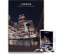 Puzzle da 1000 pezzi per adulti, serata di divertimento e giochi in famiglia a Londra, ma anche un'opera d'arte divertente e umoristica, formato regalo 38x52cm