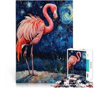 Puzzle da 1000 pezzi per adulti Serenata del fenicottero per il giocattolo di sfida del gioco educativo è ideale come regalo per tutta la famiglia 52x38cm