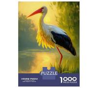 Puzzle Da 1000 Pezzi Per Adulti Serene Stork Puzzle Per Adulti Gioco Pratico Decorazione Murale Divertimento A Casa Attività, 52x38cm/1000pcs