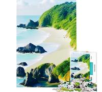 Puzzle da 1000 pezzi per adulti "Serenità in riva al mare" - Gioco educativo e coinvolgente per coltivare la pazienza - Idea regalo - Decorazione per la casa (dimensioni 38x26cm)