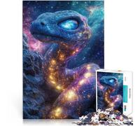 Puzzle da 1000 pezzi per adulti Serpente Celeste Difficile da completare ma divertente e umoristico Lista dei desideri con Babbo Natale 75x50cm