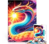 Puzzle da 1000 pezzi per adulti Serpente Cosmico Giocattolo educativo intellettuale decomprimente Gioco educativo per compleanno e Natale 38x26cm