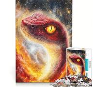 Puzzle da 1000 pezzi per adulti, Serpente Cosmico, gioco pratico, migliora la memoria, compleanni e altre occasioni 38x26cm
