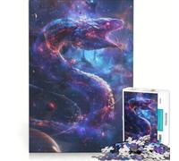 Puzzle da 1000 pezzi per adulti, Serpente cosmico nella nebulosa, gioco per famiglie, divertente e spiritoso, regalo di Natale o compleanno 38x52cm