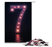 Puzzle da 1000 pezzi per adulti Sette stelle in fila - Gioco impegnativo Un'opera d'arte Adatto per adolescenti dai 14 anni in su 1000 pezzi (75x50 cm)