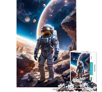 Puzzle da 1000 pezzi per adulti sfida di intelligenza e avventura spaziale giocattolo avvincente giochi per famiglie difficile ideale come regalo di Babbo Natale segreto (dimensioni 38x52cm)