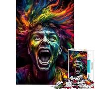 Puzzle da 1000 pezzi per adulti sfida educativa "Paranoia" decorazione per la casa giocattolo per bambini dai 14 anni in su (38x26cm)