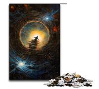 Puzzle da 1000 pezzi per adulti Sguardo nel vuoto decorazione da parete compleanno e Natale 75x50 cm