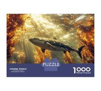 Puzzle Da 1000 Pezzi Per Adulti Shark Swimming through Kelp Forest Puzzle Gioco Rompicapo Decorazione Per La Casa Regali Unici Per Compleanno E Natale 70x50cm/1000pcs