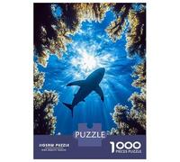 Puzzle Da 1000 Pezzi Per Adulti Shark Swimming Under The Sea Puzzle Per Adolescenti Giochi Rilassanti Migliora La Memoria Regali Unici Per Compleanno E Natale 38x26cm/1000pcs
