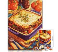 Puzzle da 1000 pezzi per adulti Shepherd's Pie, illustrazione di natura morta, giocattolo, gioco intellettuale, analisi e logica, regalo per compleanni, dimensioni 38x26cm