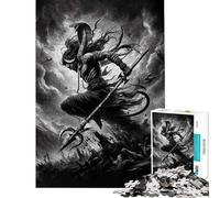 Puzzle da 1000 pezzi per adulti Shiva divinità indù puzzle per ragazzi gioco per famiglie decorazione per la casa difficile e stimolante (dimensioni 50x75cm)