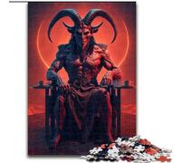 Puzzle da 1000 pezzi per adulti Signore Oscuro in legno, idea regalo per le feste, opera d'arte umoristica, opera d'arte dettagliata 50x75cm per compleanno, festa, Natale, Halloween