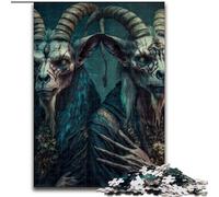 Puzzle da 1000 pezzi per adulti, Signore Oscuro, in legno, perfetto per regali di compleanno, Natale e Halloween, 50x75cm, decorazione artistica fai da te, regalo di compleanno perfetto
