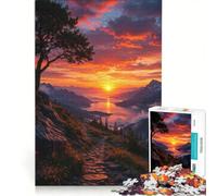 Puzzle da 1000 pezzi per adulti "Silenzio Celeste", gioco per famiglie, gara di velocità manuale, adatto come decorazione da scrivania 50x75cm