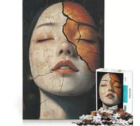 Puzzle da 1000 pezzi per adulti "Silenzio d'oro, bellezza eterna", gioco per famiglie, rilassante e stimolante per la mente, collezione d'artista, belle arti 38x52cm