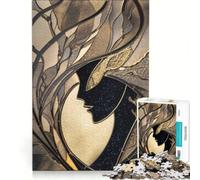 Puzzle da 1000 pezzi per adulti, silhouette eterea al chiaro di luna, gioco impossibile, sfida difficile, per rafforzare l'amore tra le coppie 38x26cm