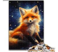 Puzzle da 1000 pezzi per adulti,simpatico animale a forma di volpe,puzzle impossibili per adulti,38x26cm,rompicapo impegnativo per adolescenti,gioco interattivo divertente per tutta la famiglia