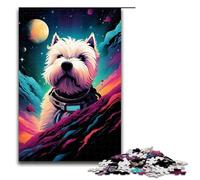 Puzzle da 1000 pezzi per adulti simpatico cane a pelo corto giocattolo educativo decompressivo per intellettuali idee regalo 75x50 cm