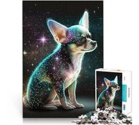 Puzzle da 1000 pezzi per adulti simpatico cane chihuahua Giocattoli educativi per l'apprendimento Giochi per famiglie grande regalo 75x50cm