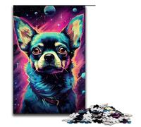 Puzzle da 1000 pezzi per adulti simpatico cane dalle orecchie grandi giocattolo educativo intellettuale decomprimente idee regalo 75x50 cm