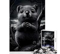 Puzzle da 1000 pezzi per adulti simpatico topo nella foresta decorazione per la casa giocattoli regali di compleanno giochi rilassanti stimolanti intellettuali dimensioni 50x75cm
