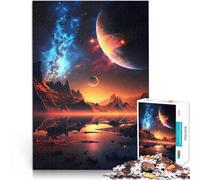 Puzzle da 1000 pezzi per adulti Sinfonia Cosmica Difficile da completare ma divertente e umoristico Lista dei desideri con Babbo Natale 38x26cm
